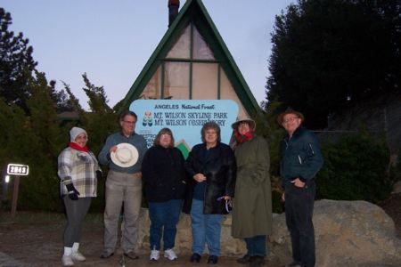 Photograph of OASIS members at Mt.Wilson