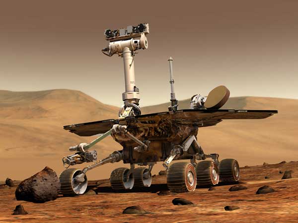 Artist's conception of Opportunity. NASA/JPL