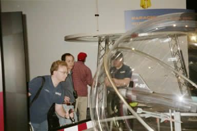 Interactive flight demonstration exhibit