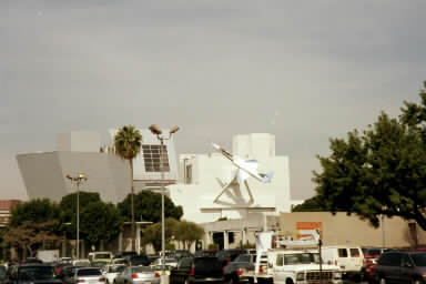 Exterior of Air & Space Gallery at the California Science Center.