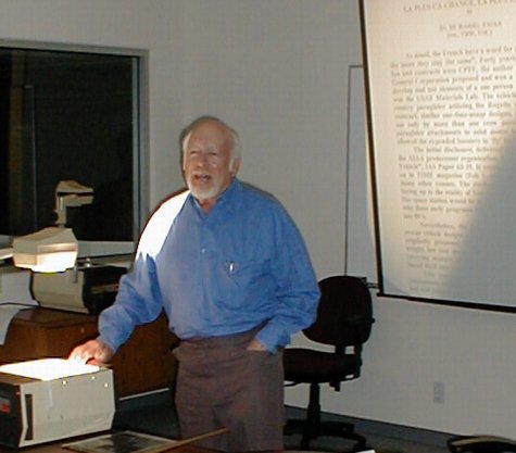 Dr. Robert Brodsky speaking at the February meeting.