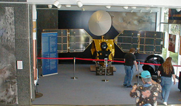 photo of Mars reconnanisance orbiter display