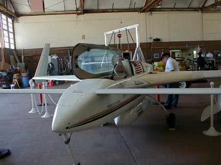 Photo of XCOR EZRocket.