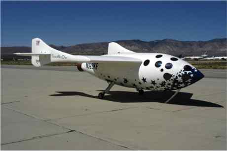 Photo of X-Prize winning spacecraft, SpaceShipOne