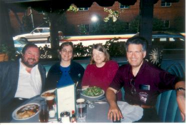 OASIS co-founder Terry Savage, Karen Savage, Diane Rhodes, and Bob Gounley