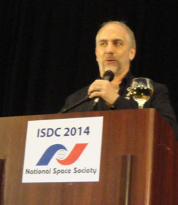 Richard Garriott, keynote speaker at the Wednesday night reception. Photo: Michael McGuire