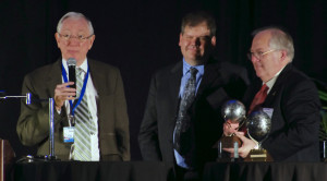 From left: Sean Solomon, Larry Nittler, Ralph McNutt