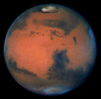 Hubble photograph of Mars, 3/97, NASA