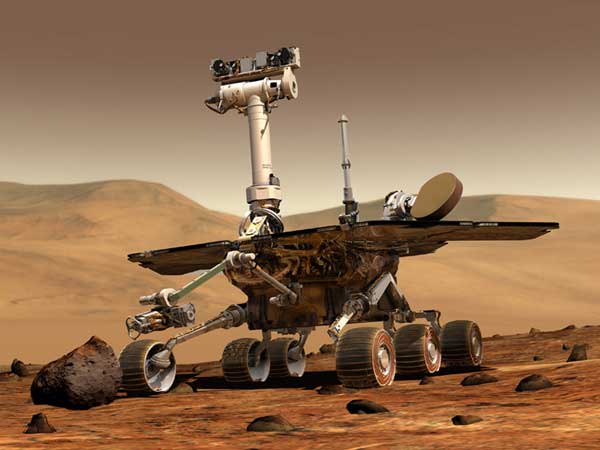 Artist's conception of Opportunity. NASA/JPL