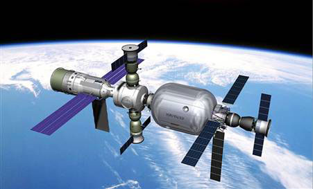 Bigelow’s conception of a space hotel
credit: Image courtesy of Bigelow Aerospace
